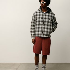 STRIPE JERSEY SHORT