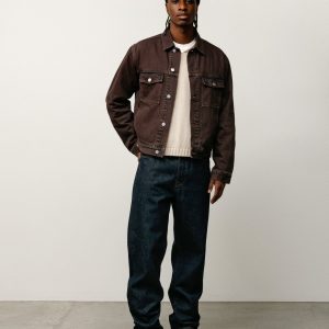 LINED DENIM TRUCKER JACKET