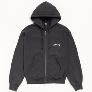 SKATE STACK ZIP HOODIE PIGMENT DYED