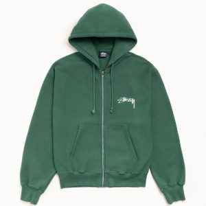 SKATE STACK ZIP HOODIE PIGMENT DYED
